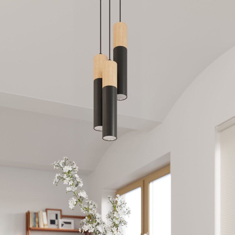 Lampa wisząca PABLO 3P czarna - obrazek 8