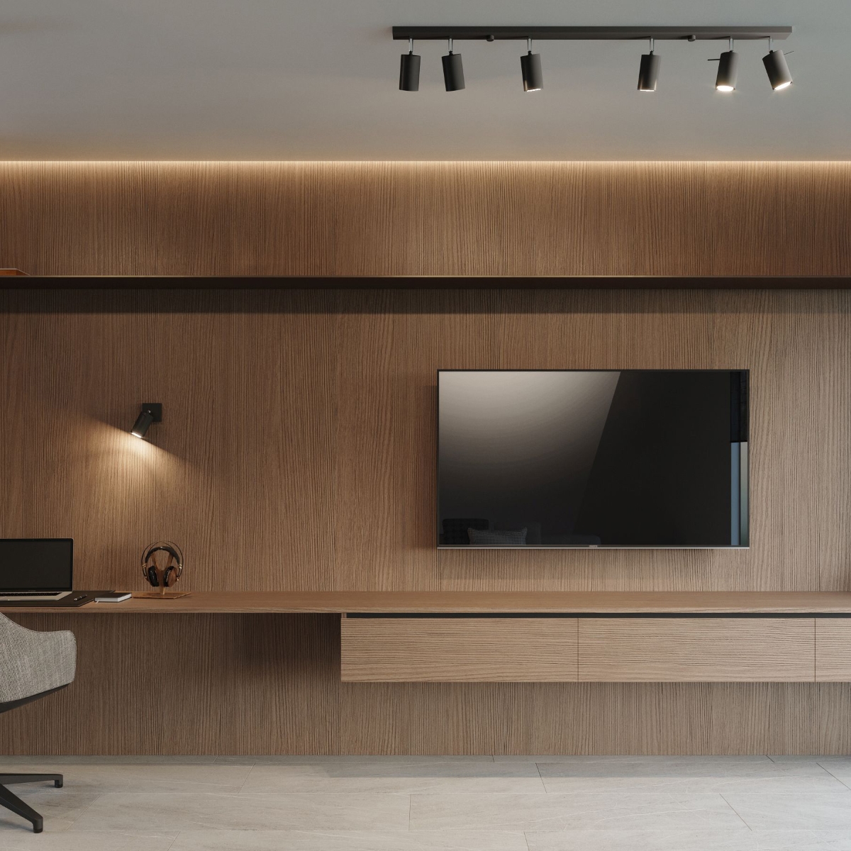 Kinkiet RING czarny z włącznikiem Kinkiet RING czarny z włącznikiem