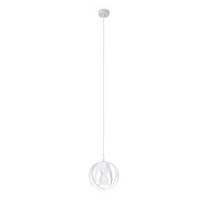 Lampa wisząca TULOS 1 biała