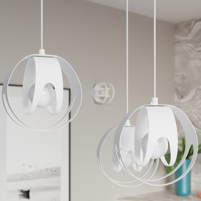 Lampa wisząca TULOS 3P biała - obrazek 8