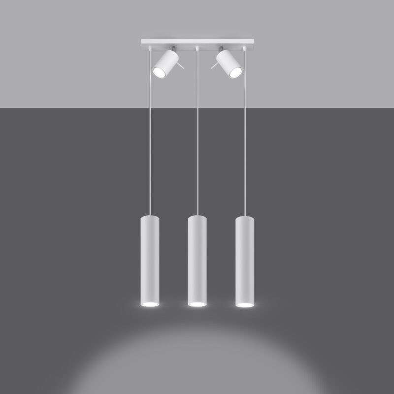 Lampa wisząca RING 3 biały
