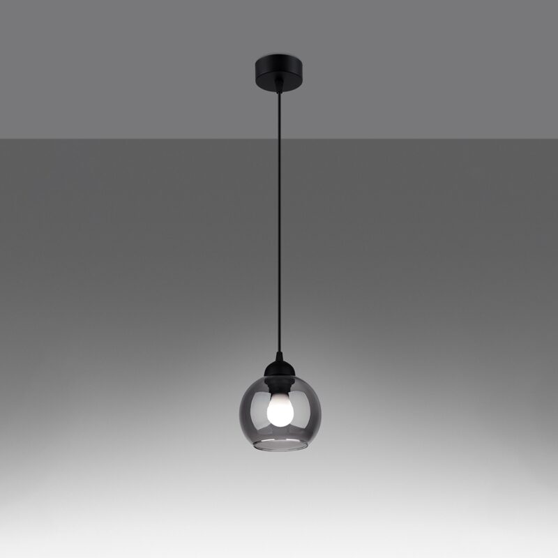 Lampa wisząca ALINO 1 czarna