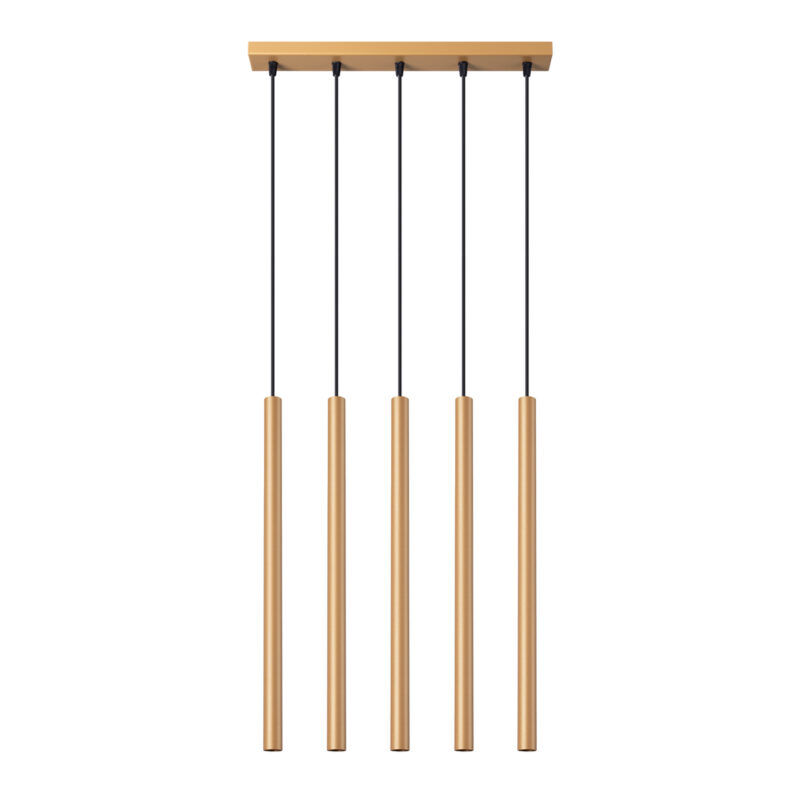 Lampa wisząca PASTELO 5L złota
