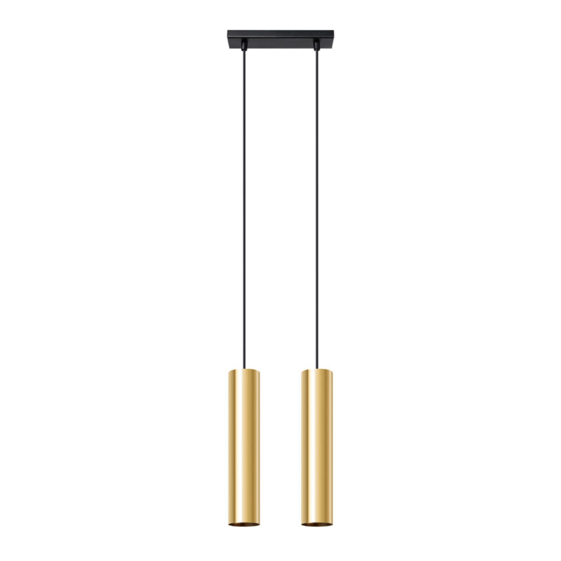 Lampa Wisząca LAGOS 2 złoty połysk