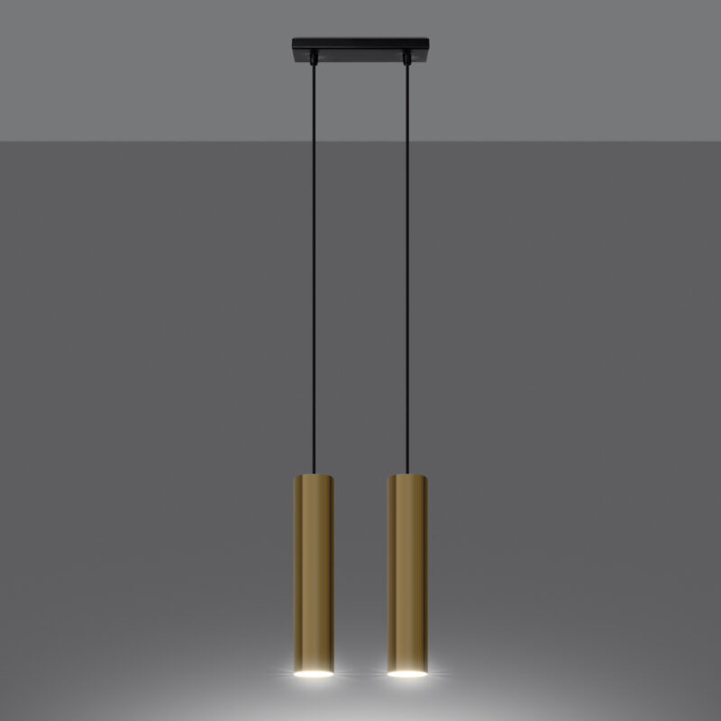 Lampa Wisząca LAGOS 2 złoty połysk - obrazek 3