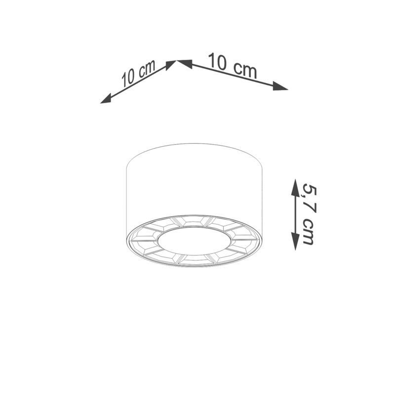 Plafon DIO biały LED - obrazek 5