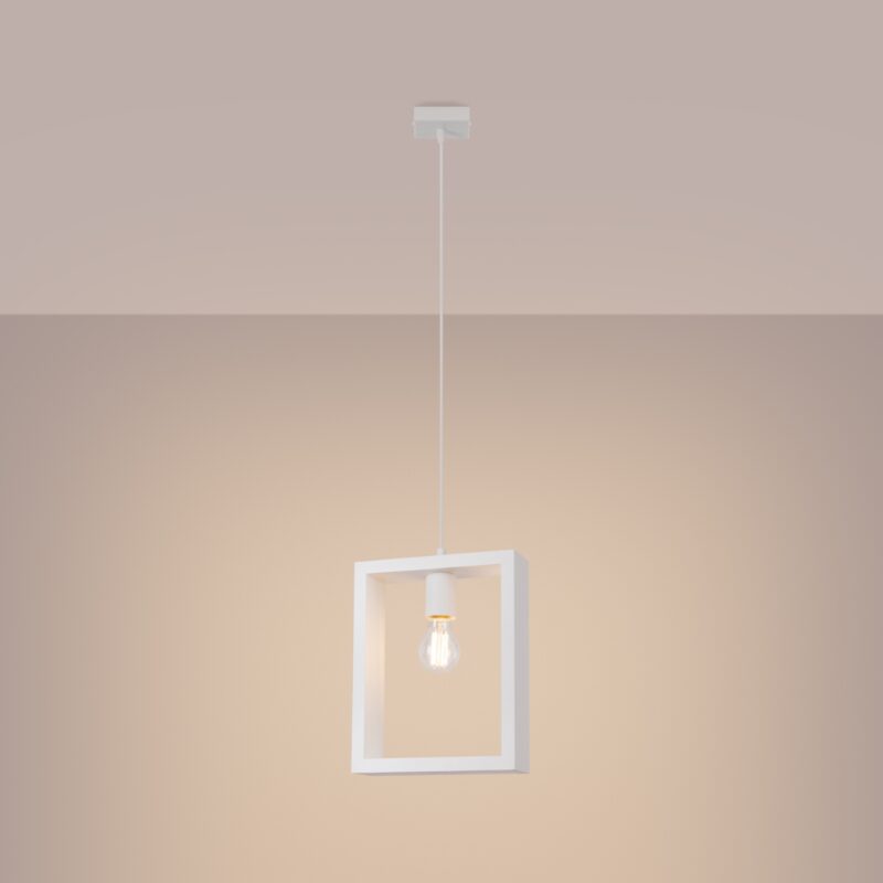 Lampa wisząca ARIES biała