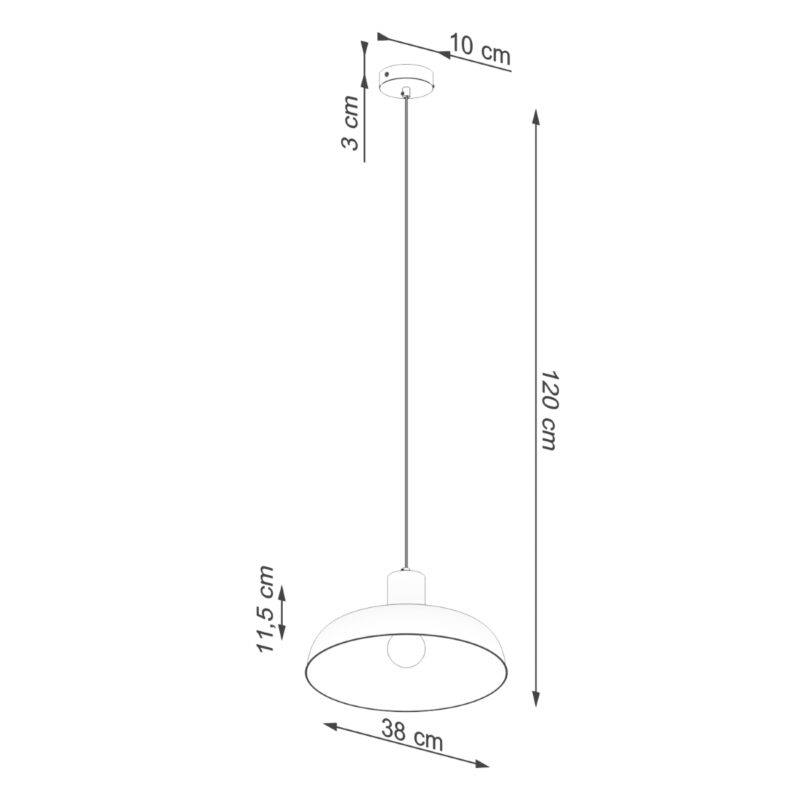 Lampa wisząca INDY biała - obrazek 14