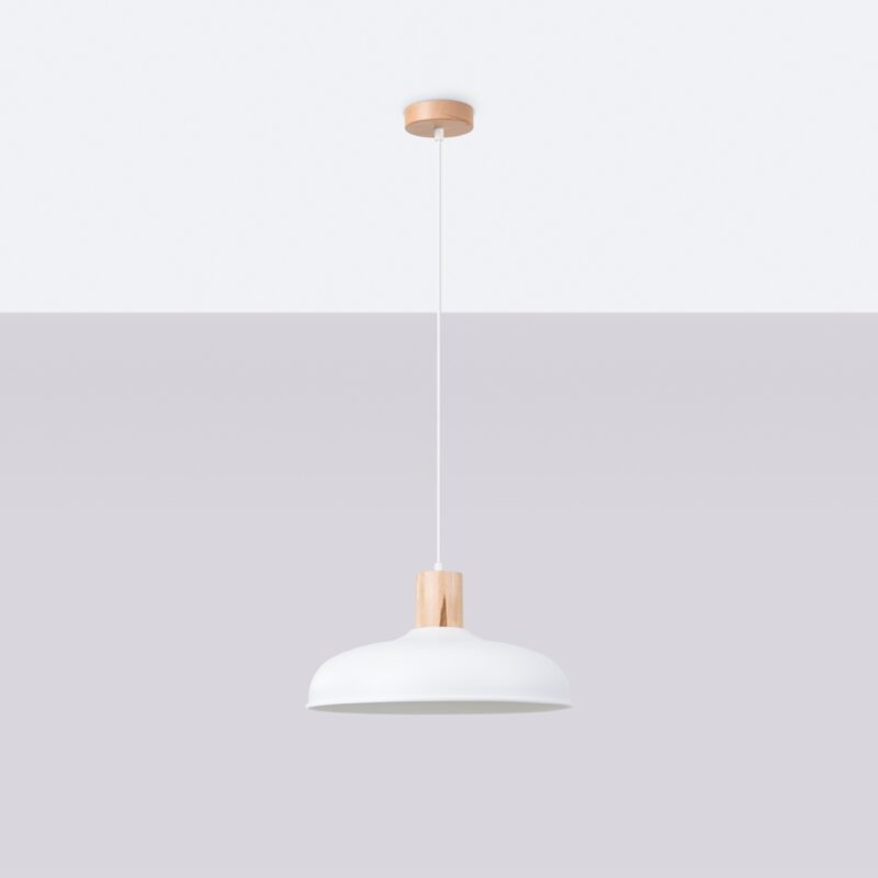 Lampa wisząca INDY biała - obrazek 2