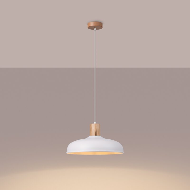 Lampa wisząca INDY biała - obrazek 3