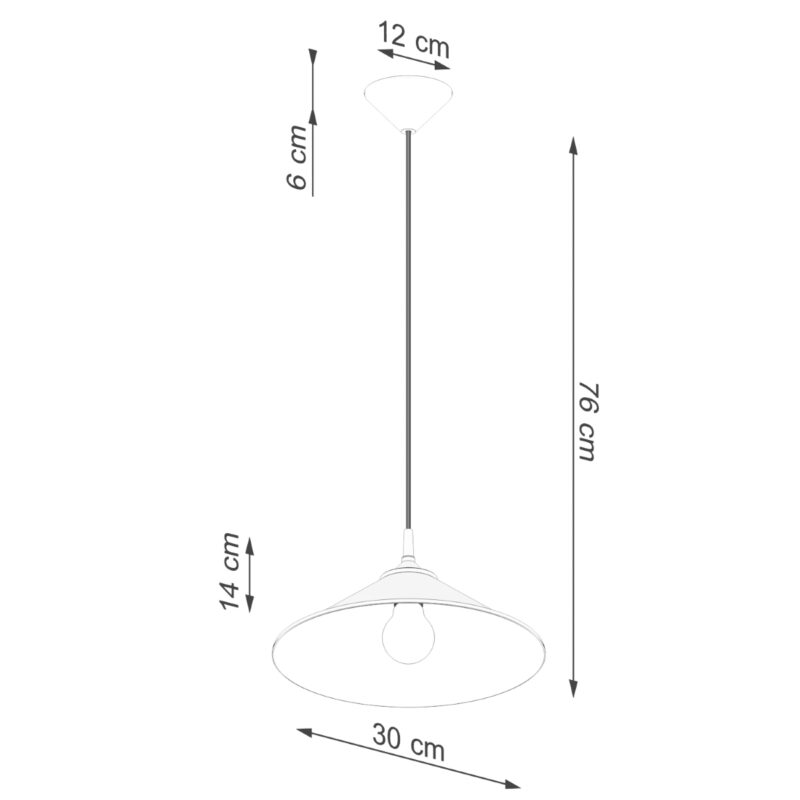 Lampa wisząca ZUMA biała - obrazek 12