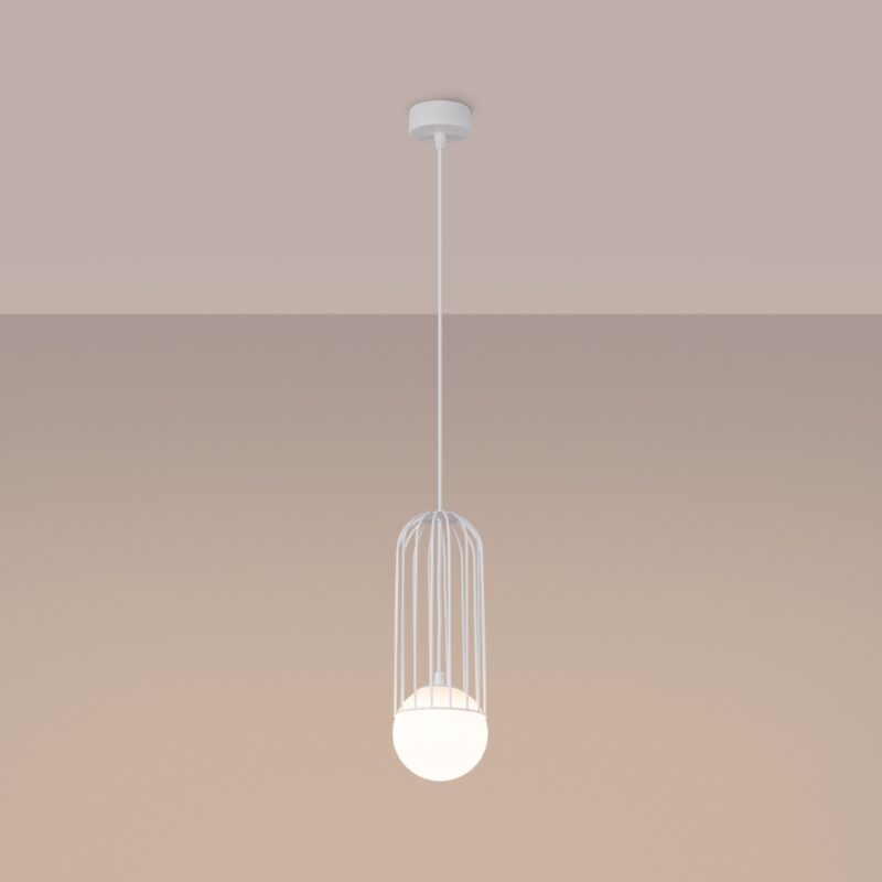 Lampa wisząca BRINA 1 biała