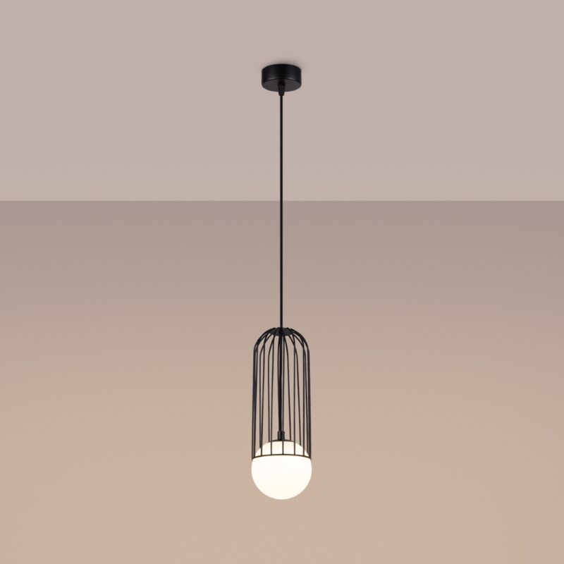 Lampa wisząca BRINA 1 czarna