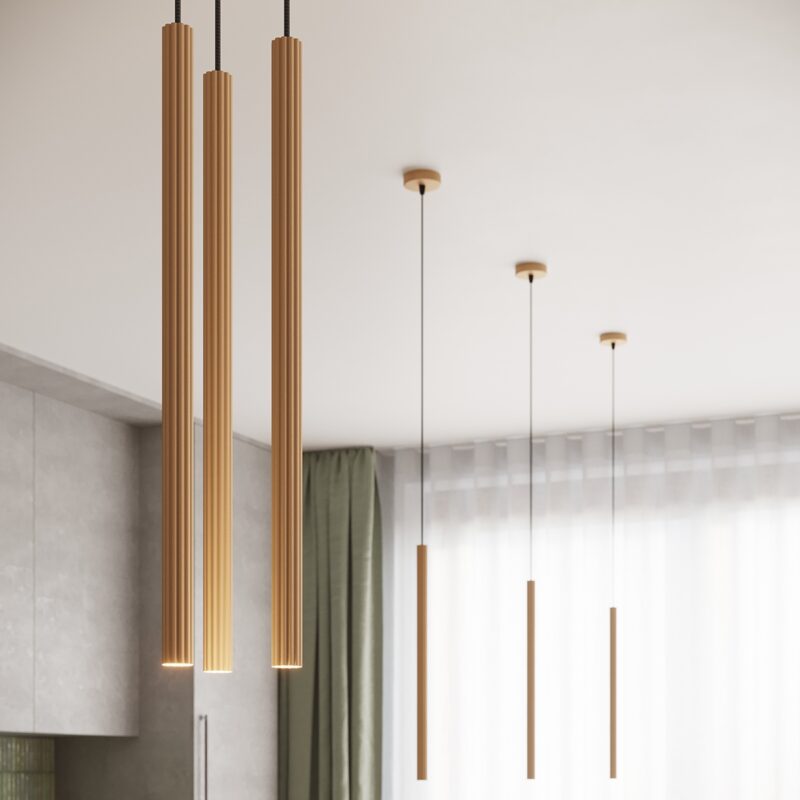 Lampa wisząca ARCHE 1 złota - obrazek 16