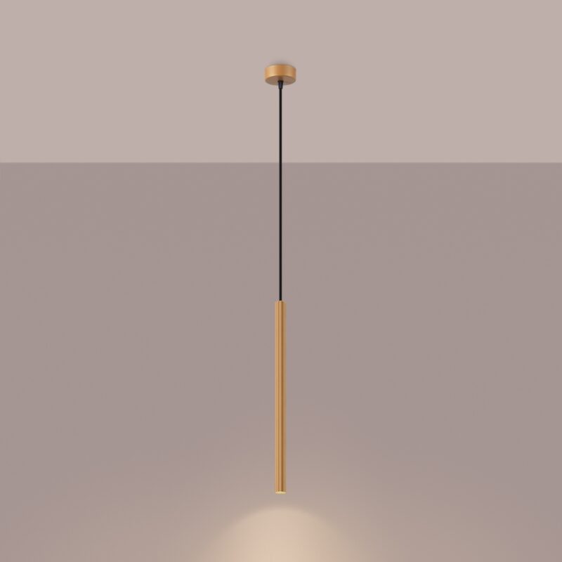 Lampa wisząca ARCHE 1 złota - obrazek 3