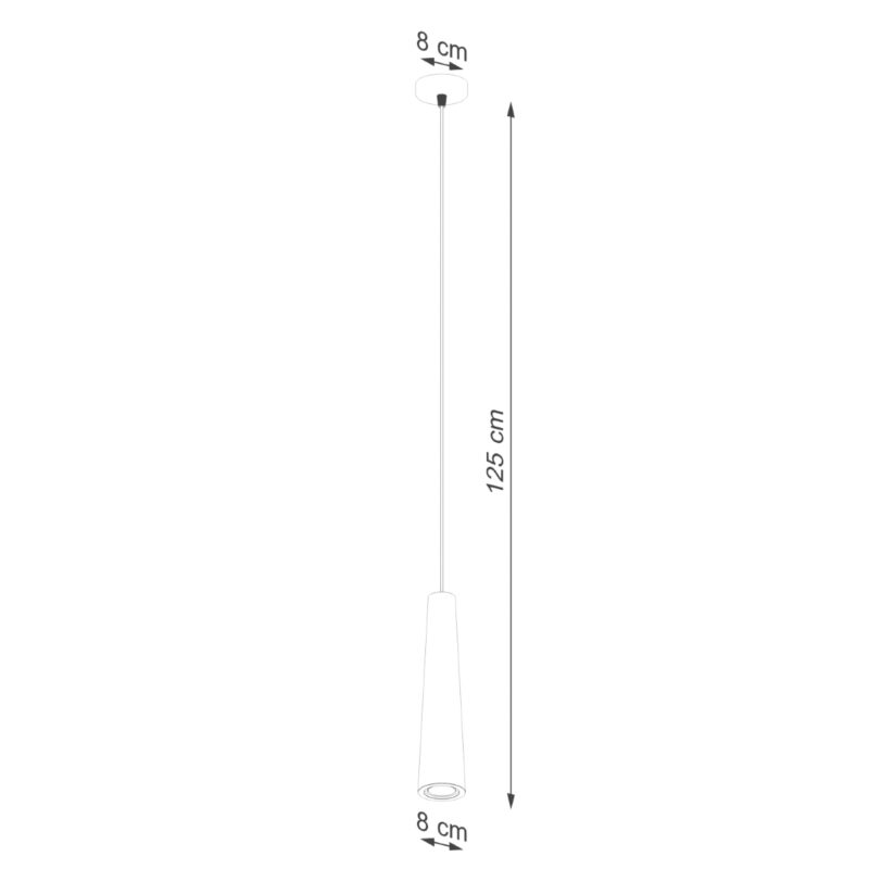 Lampa wisząca ELECTRA beton