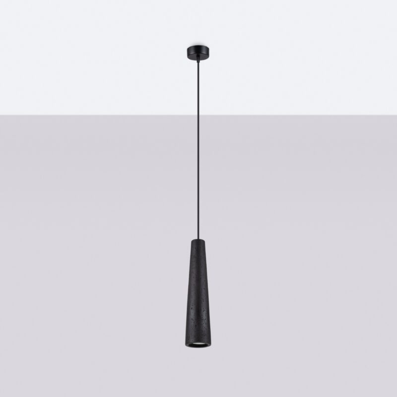 Lampa wisząca ELECTRA czarna beton