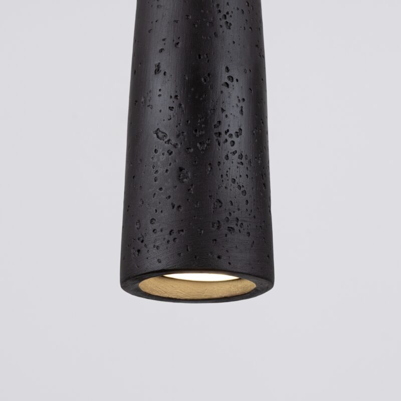 Lampa wisząca ELECTRA czarna beton