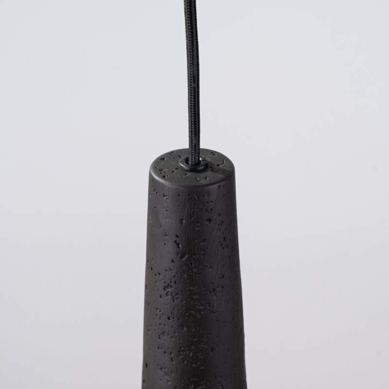 Lampa wisząca ELECTRA czarna beton
