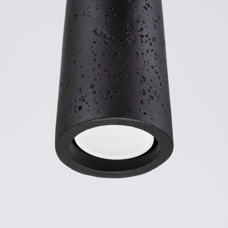 Lampa wisząca ELECTRA czarna beton
