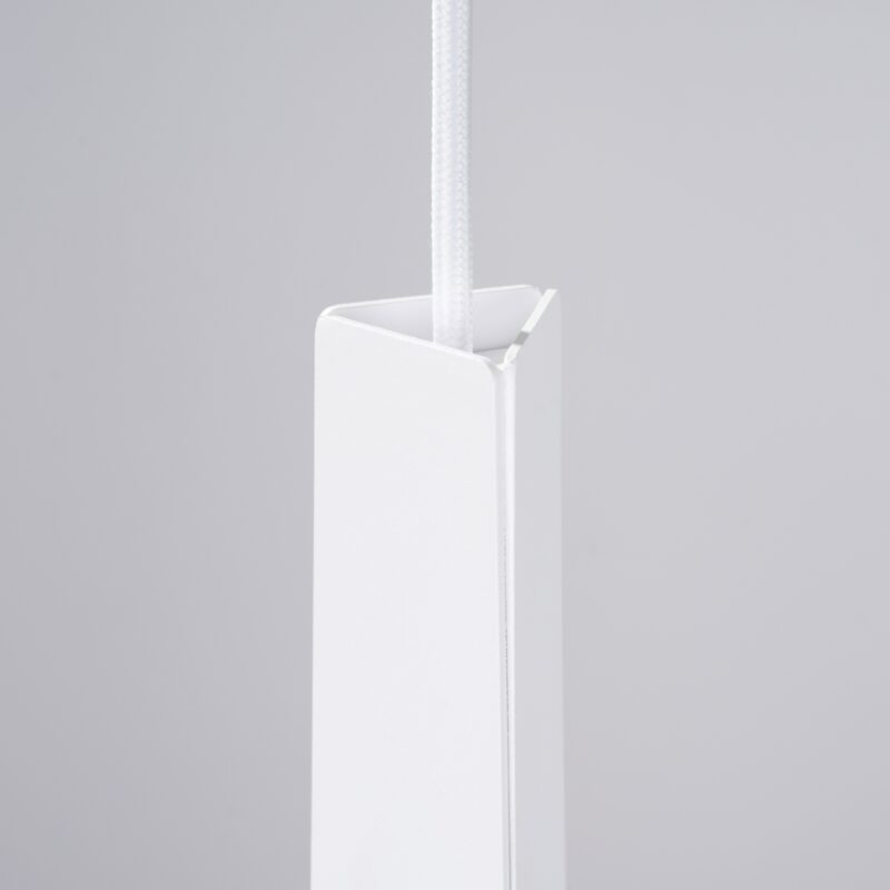 Lampa wisząca PRYSM 3L biała