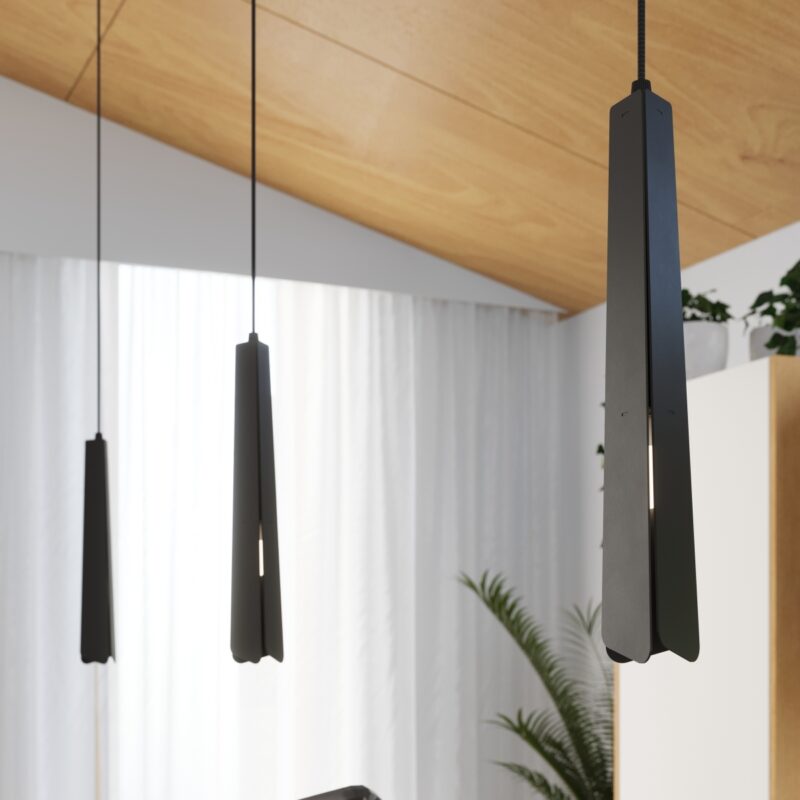 Lampa wisząca PRYSM 3L czarna - obrazek 16