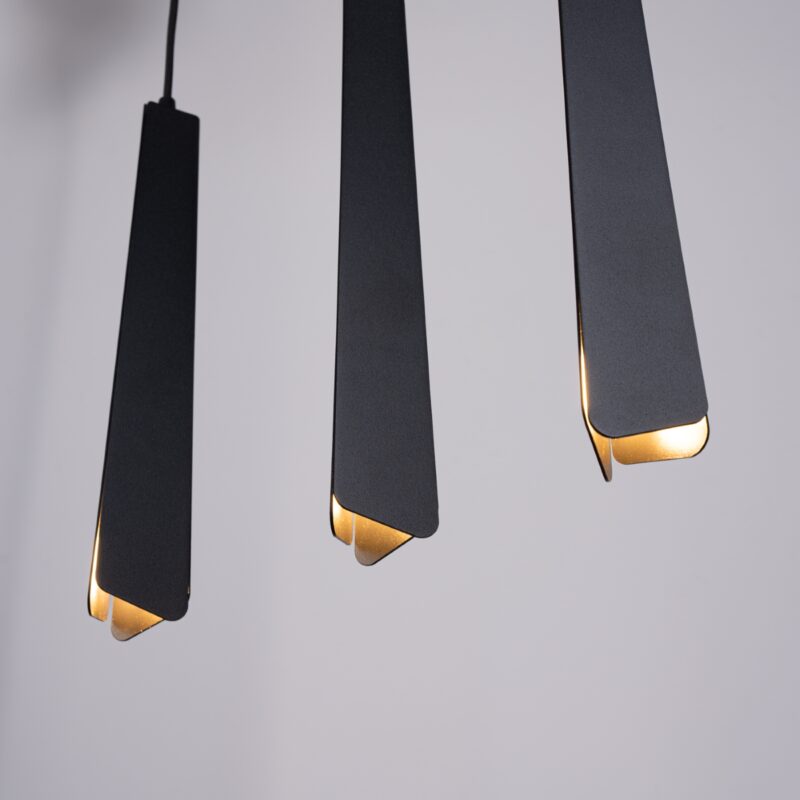 Lampa wisząca PRYSM 3L czarna - obrazek 10