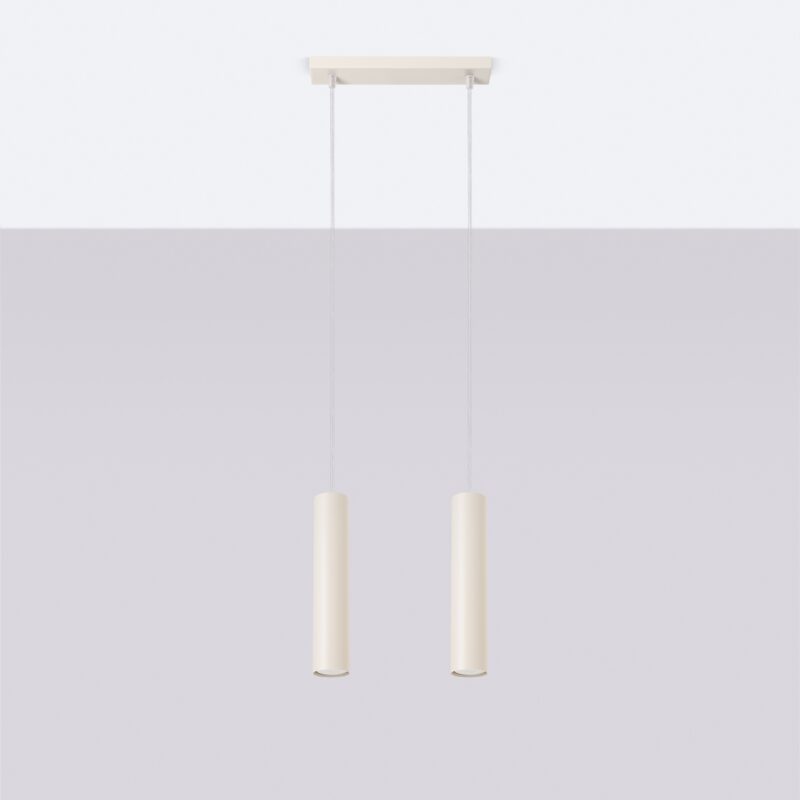 Lampa wisząca LAGOS 2 beżowa