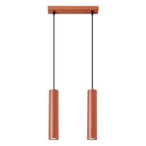 Lampa wisząca LAGOS 2 ochra czerwona