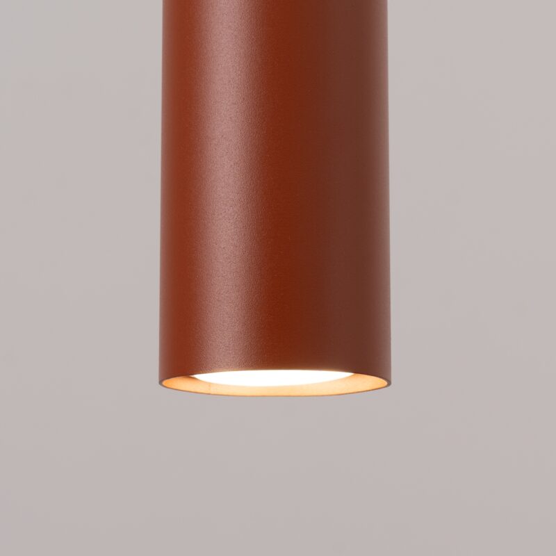 Lampa wisząca LAGOS 3P ochra czerwona