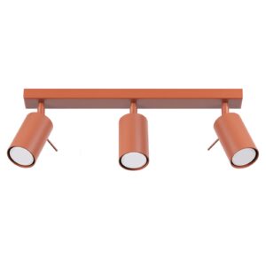 Plafon RING 3L ochra czerwona