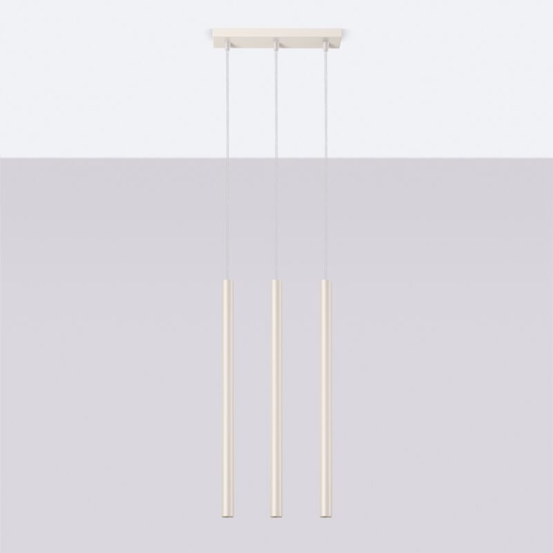 Lampa wisząca PASTELO 3 beżowa