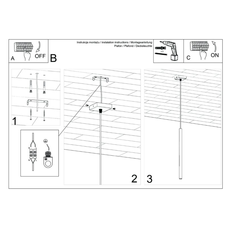 Lampa wisząca PASTELO 1 zielona oliwka