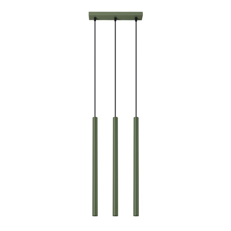 Lampa wisząca PASTELO 3 zielona oliwka