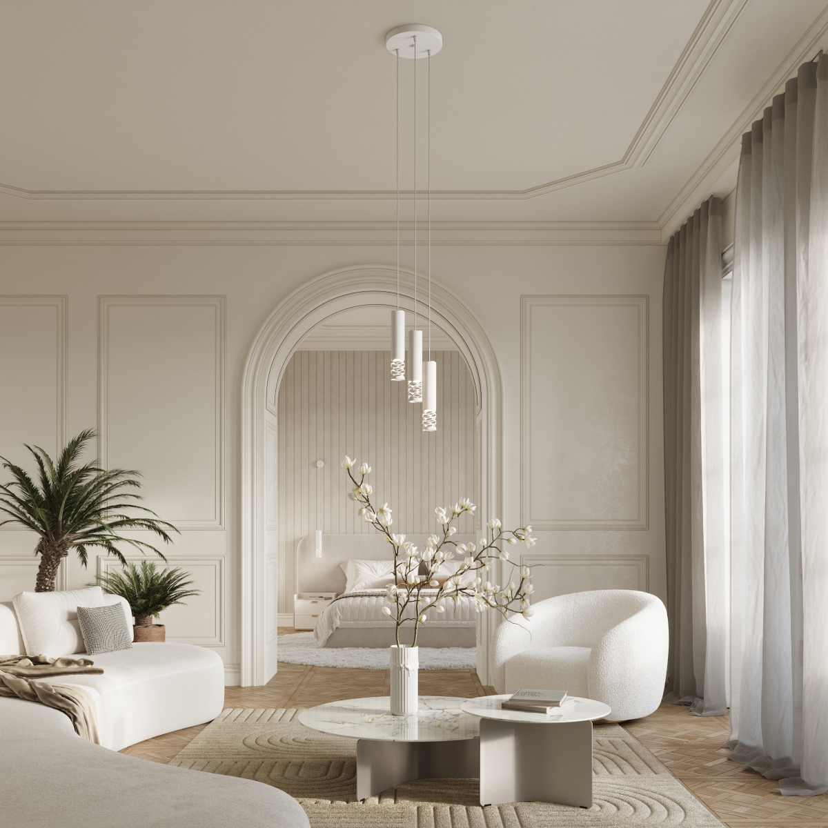 Lampa wisząca LIRO 2 biały Lampa wisząca LIRO 2 biały