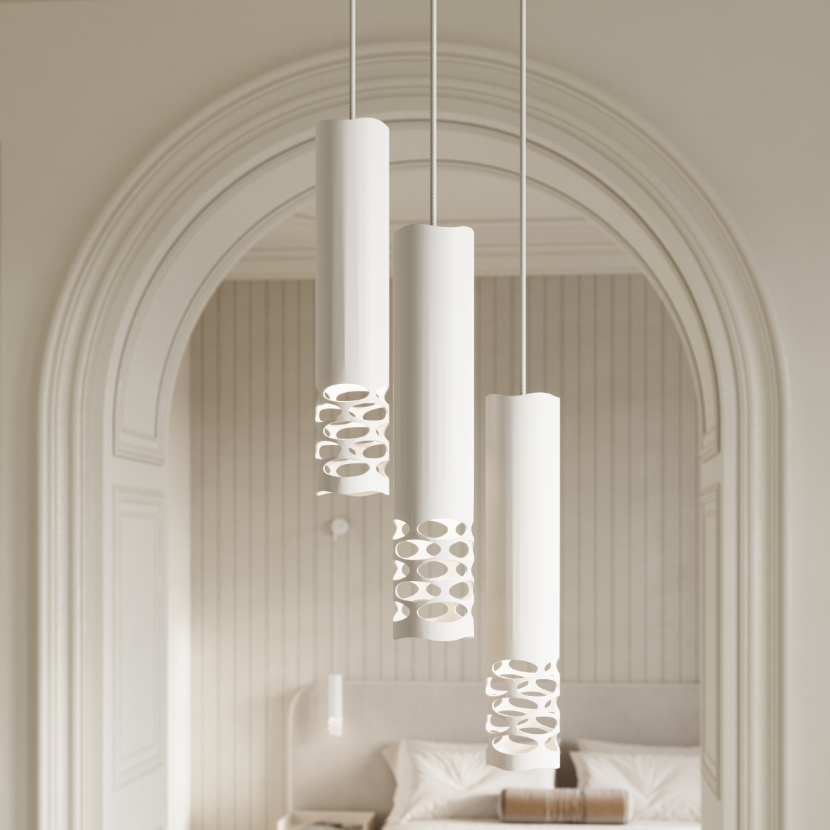 Lampa wisząca LIRO 2 biały Lampa wisząca LIRO 2 biały
