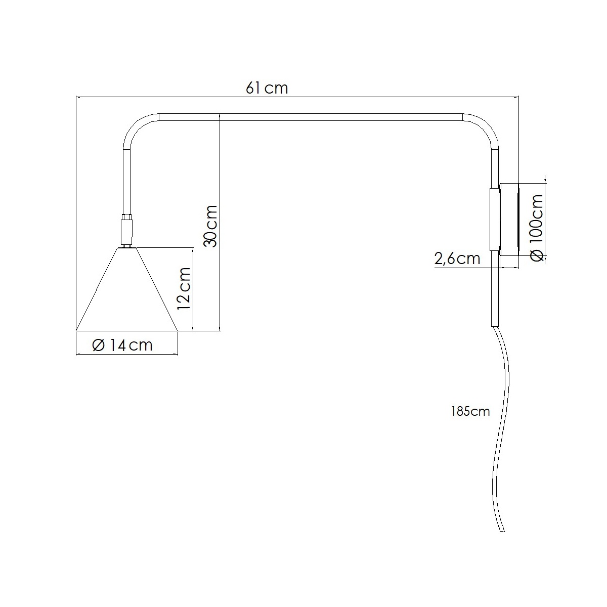 Kinkiet NOX biały Kinkiet NOX biały