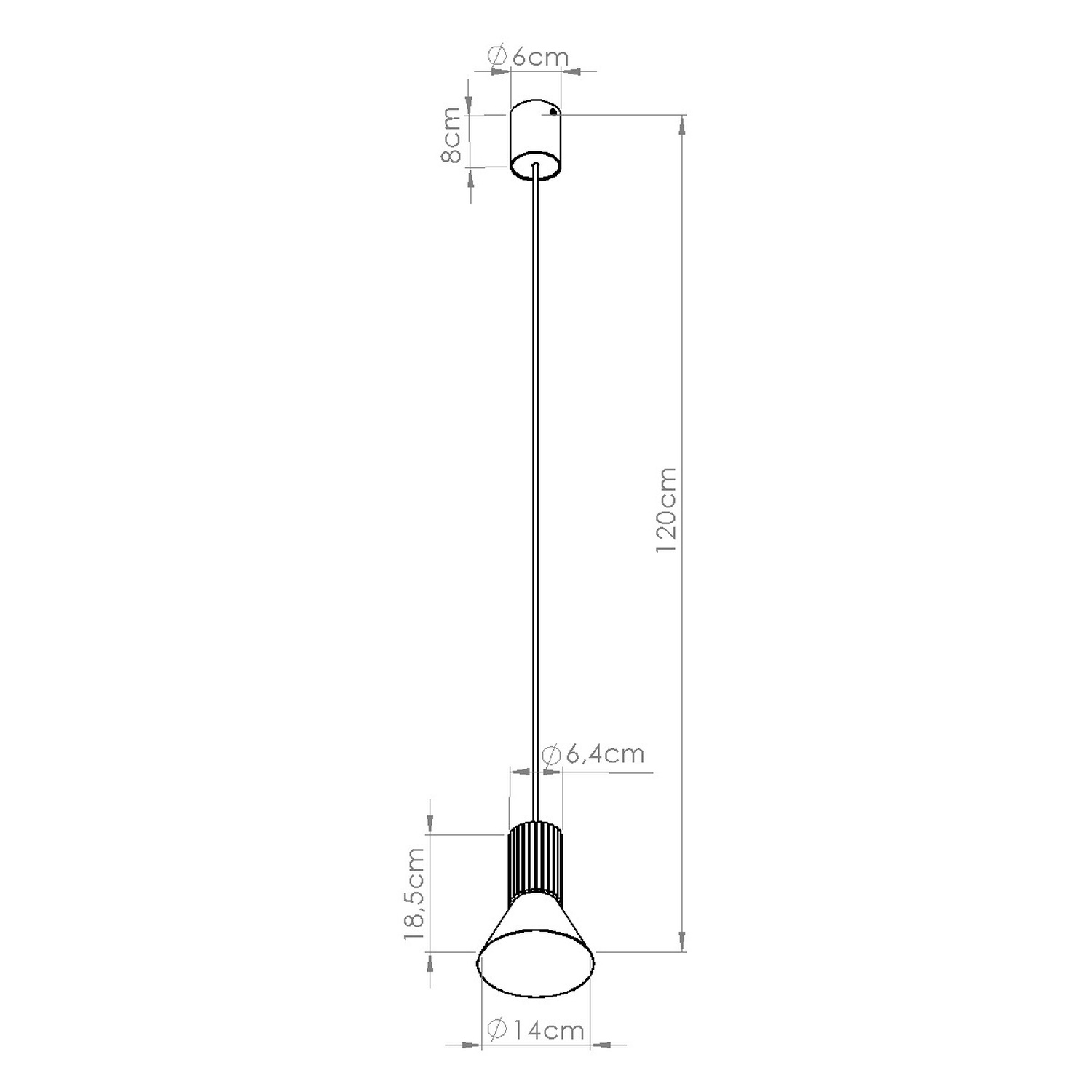 Lampa wisząca ESTRIA 1 biała/ultramaryna Lampa wisząca ESTRIA 1 biała/ultramaryna