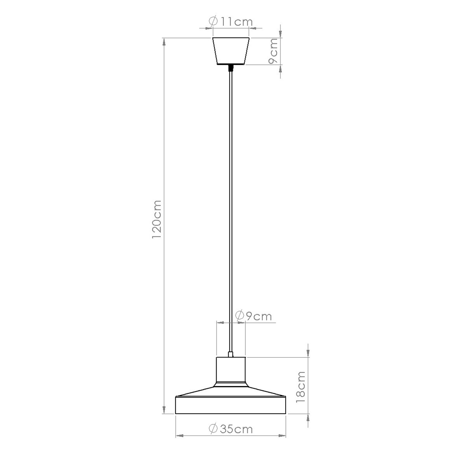 Lampa wisząca BILO czerwona Lampa wisząca BILO czerwona
