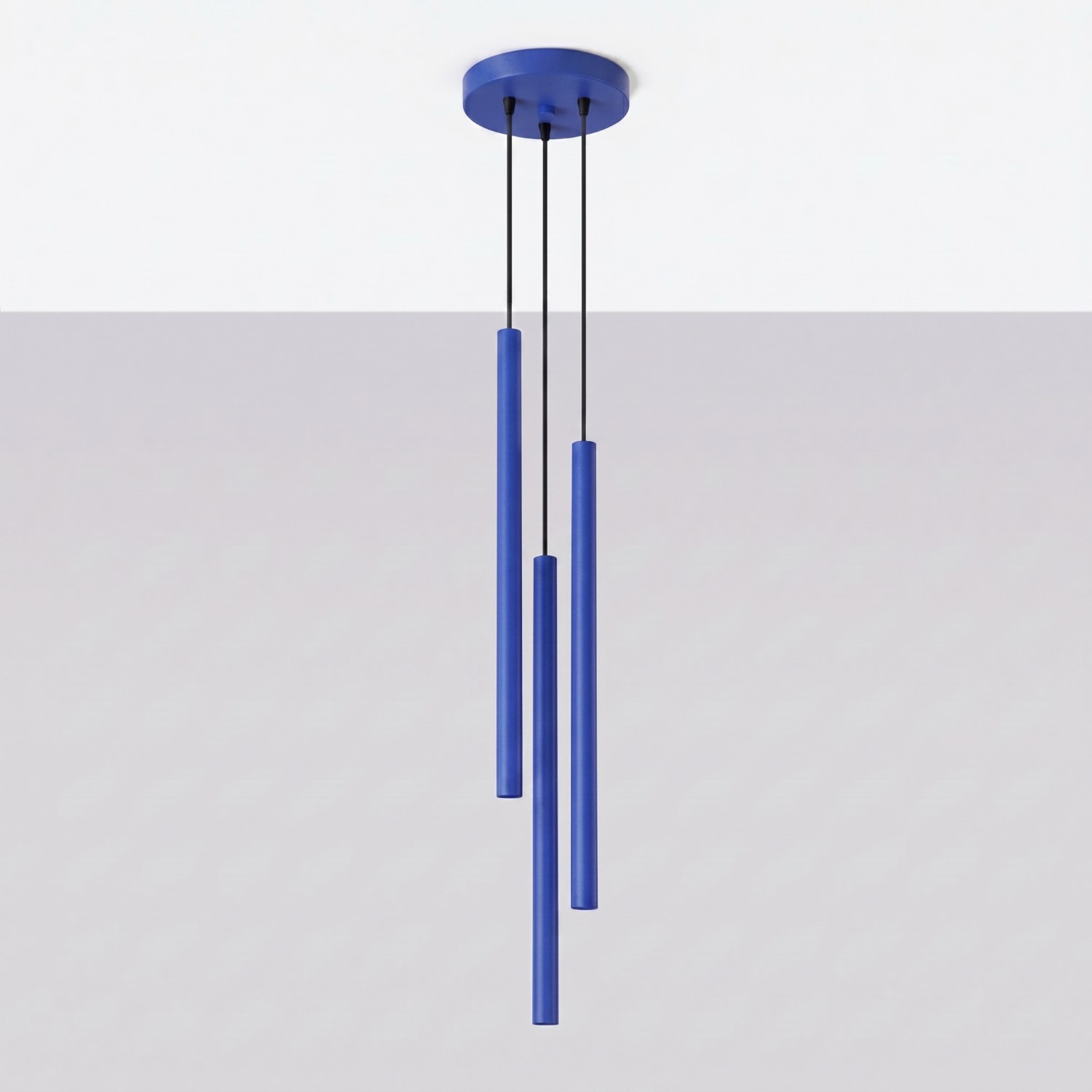 Lampa wisząca PASTELO 3P ultramaryna Lampa wisząca PASTELO 3P ultramaryna