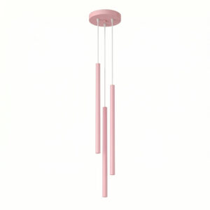 Lampa wisząca PASTELO 3P różowa