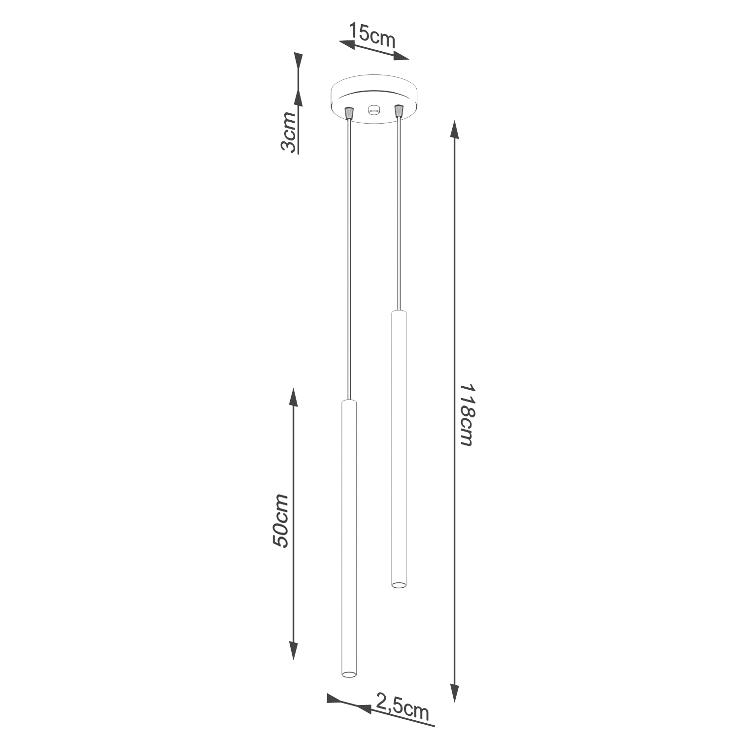 Lampa wisząca PASTELO 2 czerwona Lampa wisząca PASTELO 2 czerwona