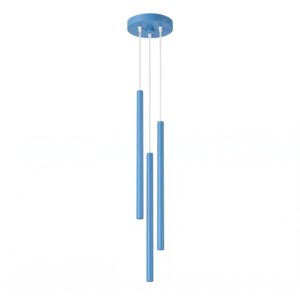 Lampa wisząca PASTELO 3P błękitna