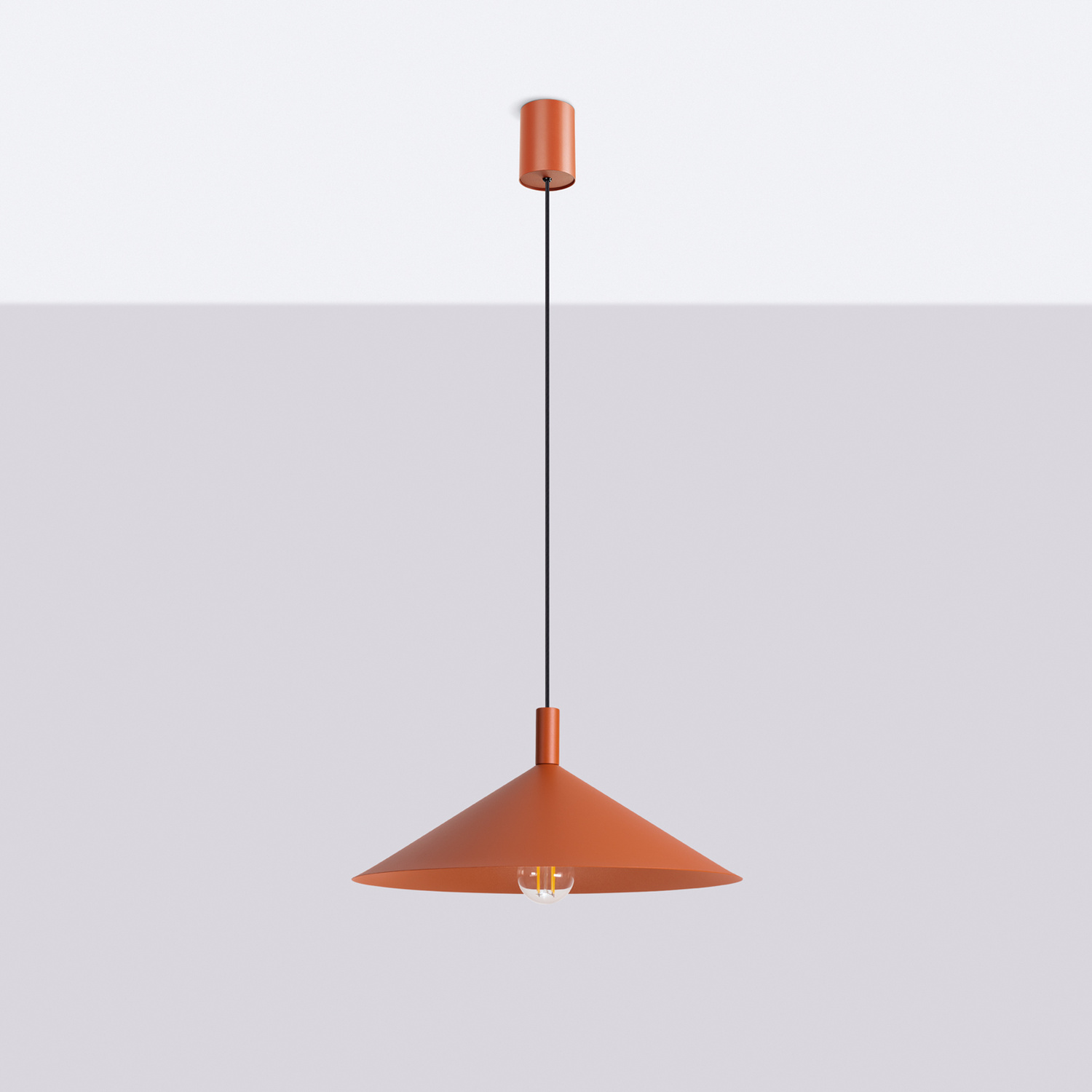 Lampa wisząca NOX 40 ochra czerwona Lampa wisząca NOX 40 ochra czerwona