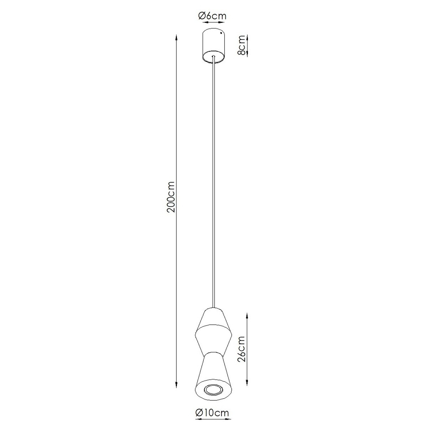 Lampa wisząca KUBBE mała R Lampa wisząca KUBBE mała R