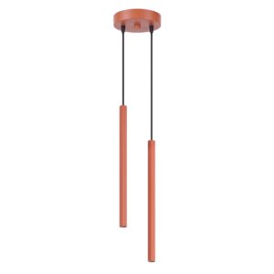 Lampa wisząca ARCHE 2P ochra czerwona