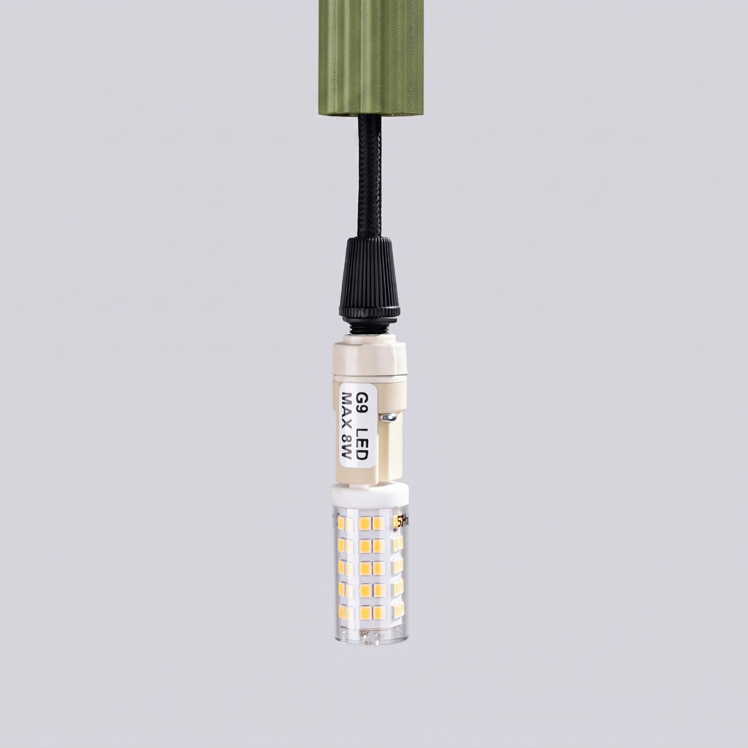 Lampa wisząca ARCHE 1 zielona oliwka Lampa wisząca ARCHE 1 zielona oliwka