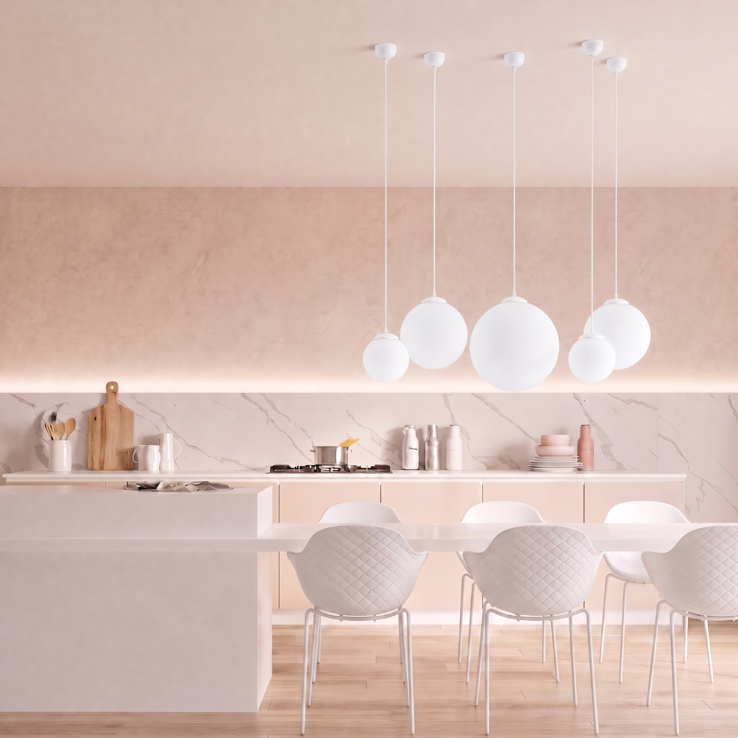Lampa wisząca UGO 20 biała Lampa wisząca UGO 20 biała