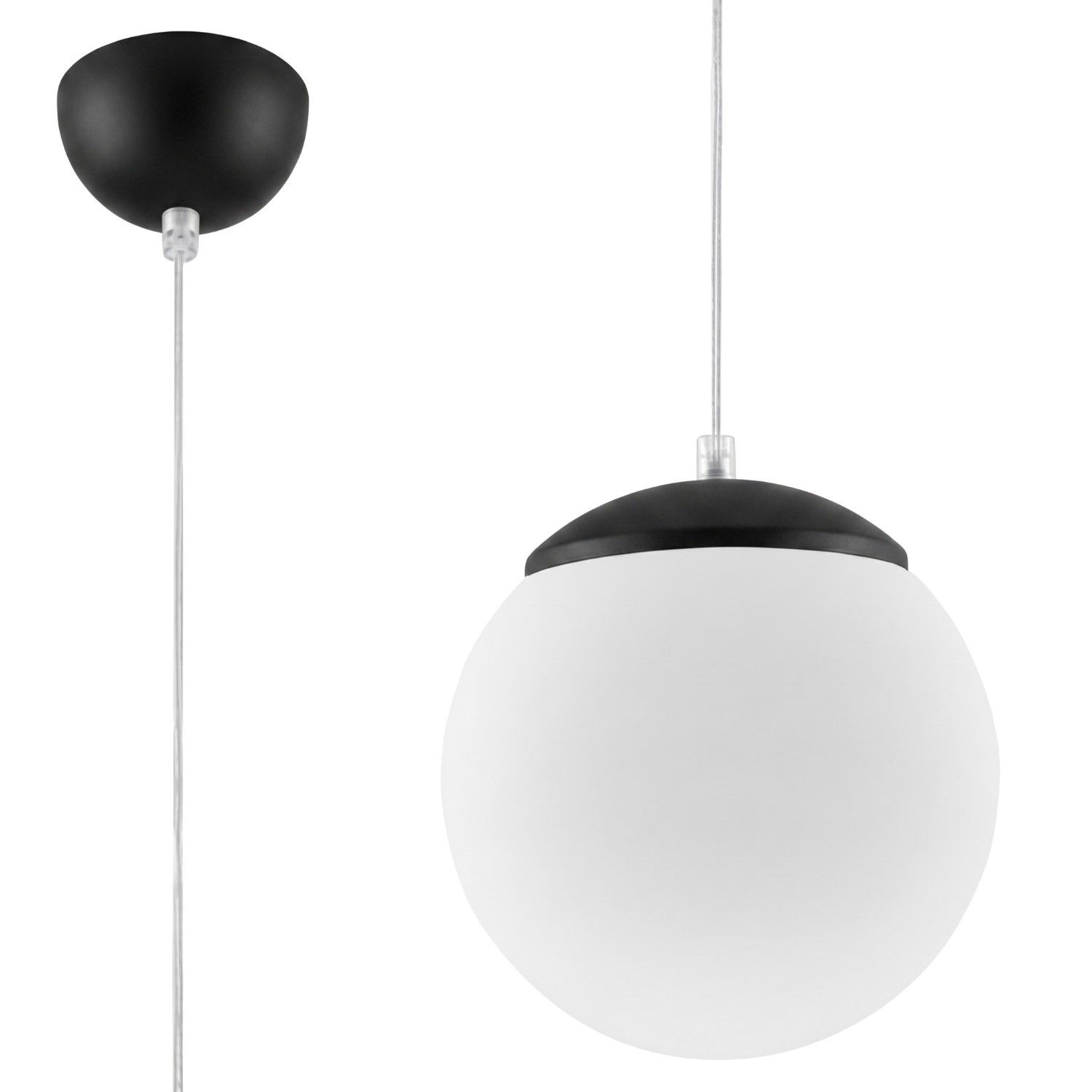 Lampa wisząca UGO 20 czarna Lampa wisząca UGO 20 czarna