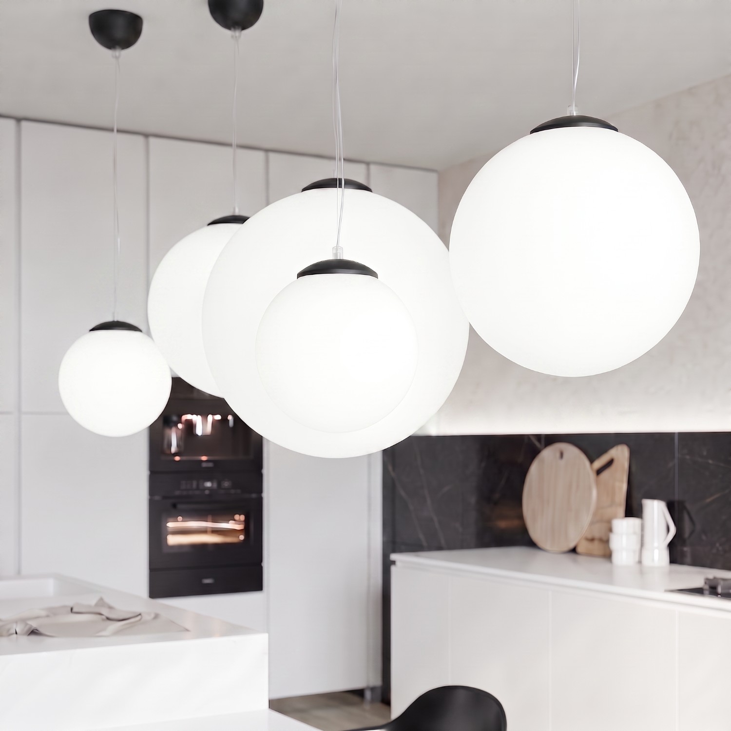 Lampa wisząca UGO 20 czarna Lampa wisząca UGO 20 czarna